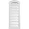 Ekena Millwork Arch Top Surface Mount PVC Gable Vent: Non-Functional, w/2"W x 1-1/2"P Brickmould Frame, 12"W x 28"H GVPAR12X2802SN - alternate 1
